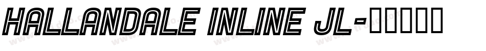 Hallandale Inline JL字体转换